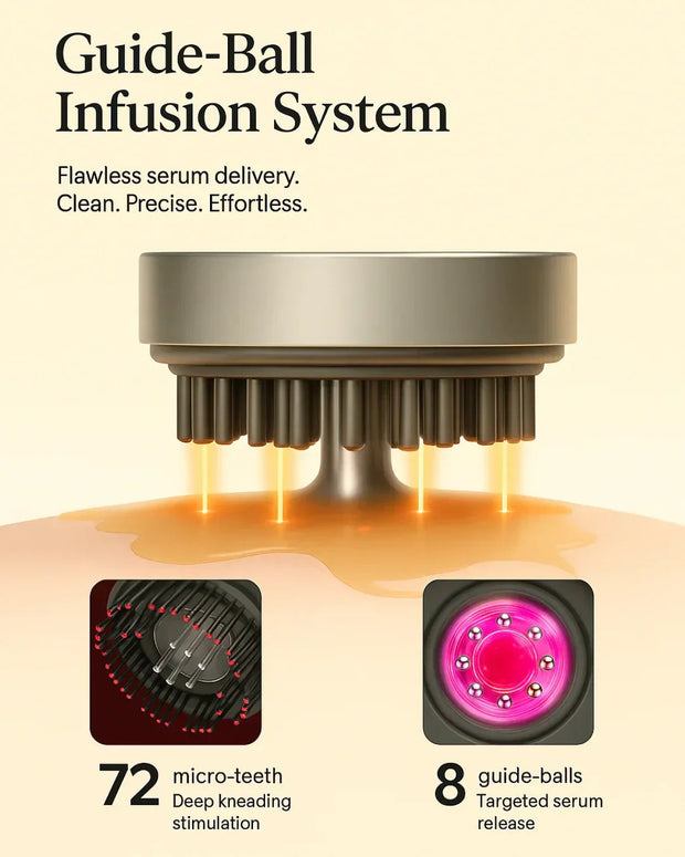 LED Brush Massager with Oil Mist - Oilogy
